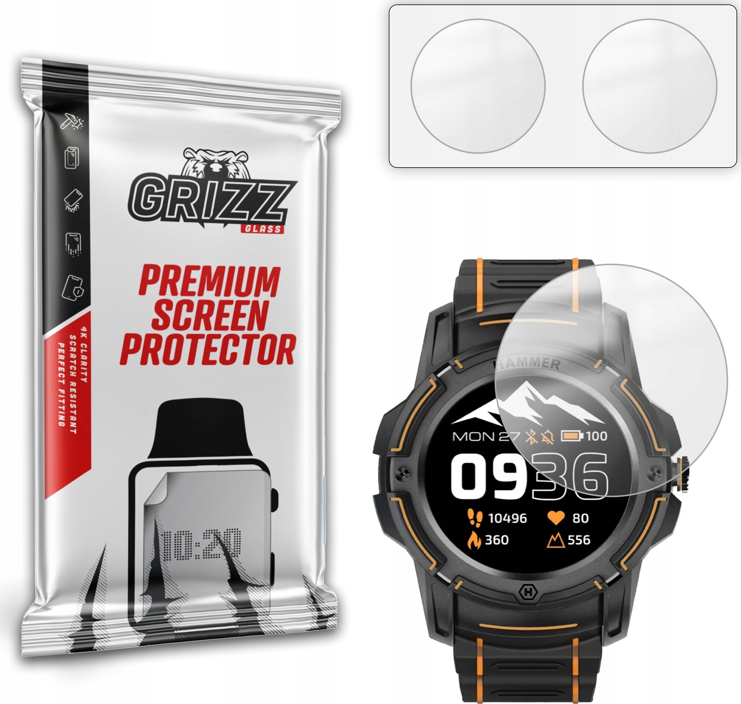 Folia matowa GrizzGlass PaperScreen do Hammer Watch Plus