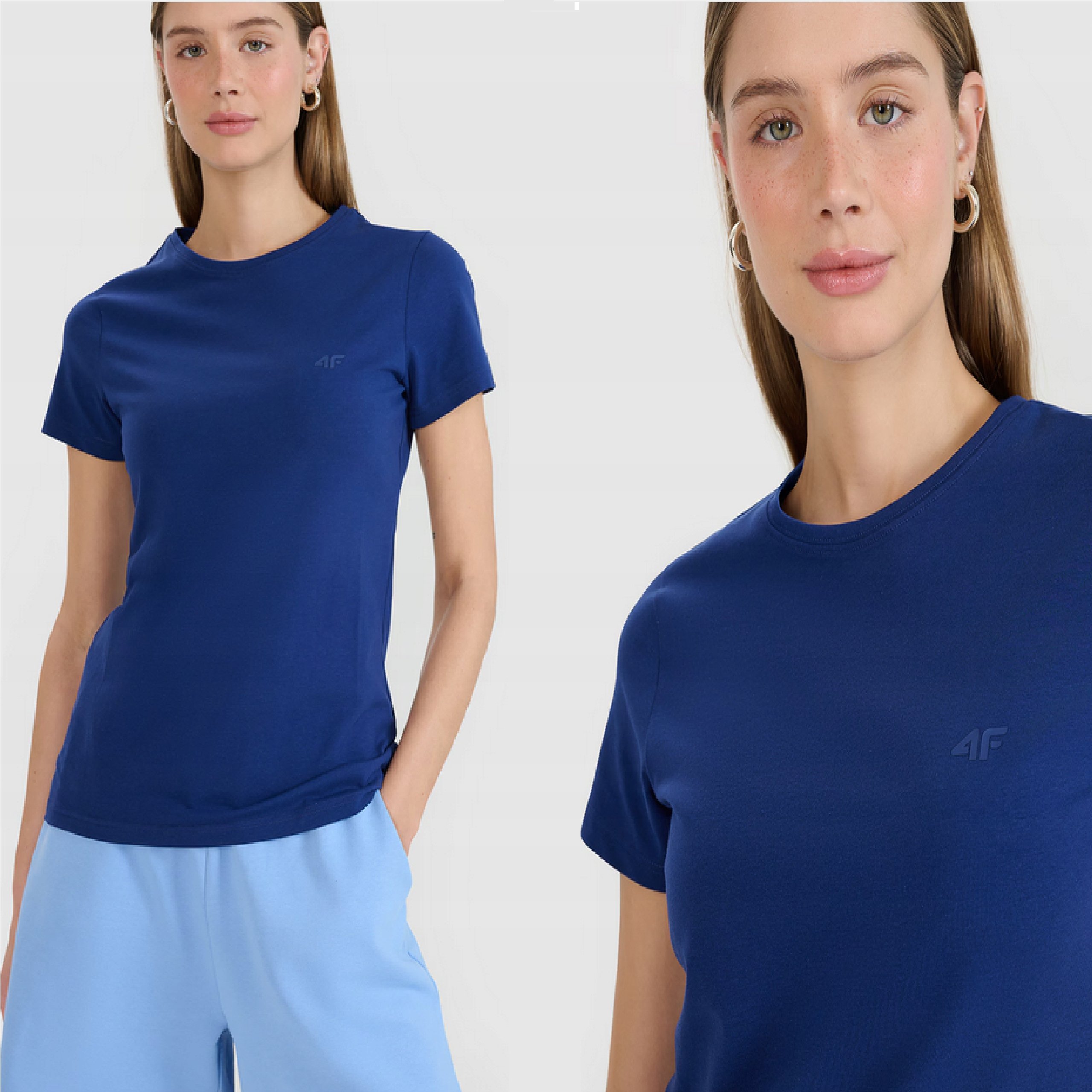 T-shirt Damski 4F Koszulka Bawełniana Sportowa L TTSHF2255 SS25