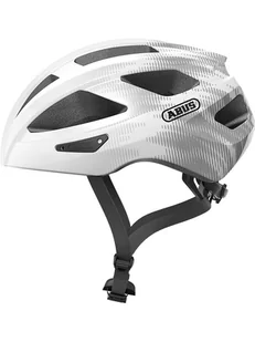 ABUS Kask rowerowy "Macator" w kolorze srebrno-białym - Kaski rowerowe - miniaturka - grafika 1