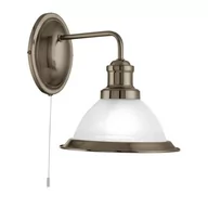 Lampy ścienne - Piękna lampa ścienna Bistro o antycznym wyglądzie - miniaturka - grafika 1