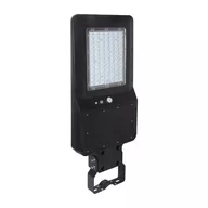 Lampy ogrodowe - V-tac Oprawa Uliczna Solarna 40W LED Czarna IP65 120lm/W VT-ST42 4000K 4800lm 3 Lata Gwarancji SKU 5503 - miniaturka - grafika 1