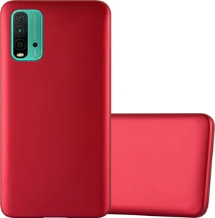 Etui ochronne Cadorabo do Xiaomi RedMi 9T / POCO M3 w czerwonym etui na telefon komórkowy Silikonowe etui z TPU - Etui i futerały do telefonów - miniaturka - grafika 1