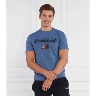 Koszulki męskie - Napapijri T-shirt s-ayas | Regular Fit - grafika 1