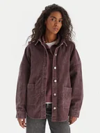 Koszule damskie - Roxy Koszula Kick Back Washed Cord ERJWT03697 Fioletowy Regular Fit - miniaturka - grafika 1