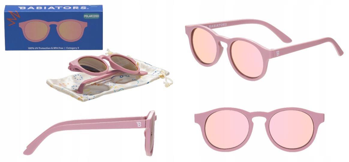 Babiators Pretty Pink Okulary przeciwsłoneczne dla dzieci 6+ Polaryzacja