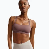 Bielizna sportowa damska - Biustonosz treningowy Nike Zenvy Strappy Light-Support tottoo/white WYSYŁKA W 24H 30 DNI NA ZWROT - miniaturka - grafika 1
