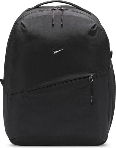 Nike Plecak unisex NK AURA BKPK, czarny/czarny/brązowy, jeden rozmiar, Czarny/czarny/brązowy, Jeden rozmiar, Klasyczny