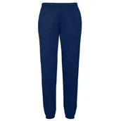 Dresy męskie - Spodnie męskie dresowe ze ściągaczami Granatowy r. 3XL - miniaturka - grafika 1