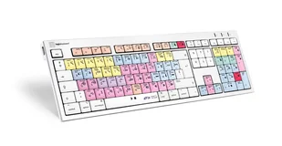 Logickeyboard LKB-PT-CWMU-FR klawiatura Biuro USB AZERTY Francuski Wielobarwny LKB-PT-CWMU-FR - Klawiatury - miniaturka - grafika 1
