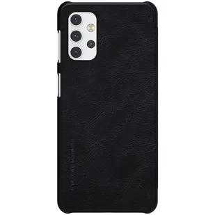 Nillkin Qin skórzana kabura etui Samsung Galaxy A32 5G czarny - Etui i futerały do telefonów - miniaturka - grafika 1