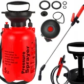 Opryskiwacze - OPRYSKIWACZ CIŚNIENIOWY RĘCZNY OGRODOWY SPRYSKIWACZ DŁUGA LANCA 5L PASEK - miniaturka - grafika 1