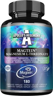 APOLLO'S HEGEMONY MAGTEIN® MAGNESIUM L-THREONATE MAGNEZ 180 KAPSUŁEK - Witaminy i minerały - miniaturka - grafika 1