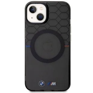 Etui BMW BMHMP14MHGPK iPhone 14 Plus 6.7" szary/grey Pattern MagSafe - Etui i futerały do telefonów - miniaturka - grafika 2