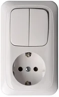 Gniazdka elektryczne - SOCKET AND SWITCH CLUSTER PKLJ-0021 - miniaturka - grafika 1