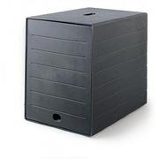 Pudła i kartony archiwizacyjne - Durable Pojemnik z 7 szufladami Idealbox Plus czarny 1712001060 - miniaturka - grafika 1