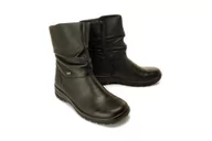 Botki damskie - RIEKER TEX Z7193-00 black, botki damskie - Rieker - miniaturka - grafika 1