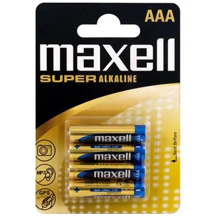 Maxell Bateria do LR 03 XL micro alkaliczna manganu, AAA MAXLR03XL - Baterie i akcesoria - miniaturka - grafika 1