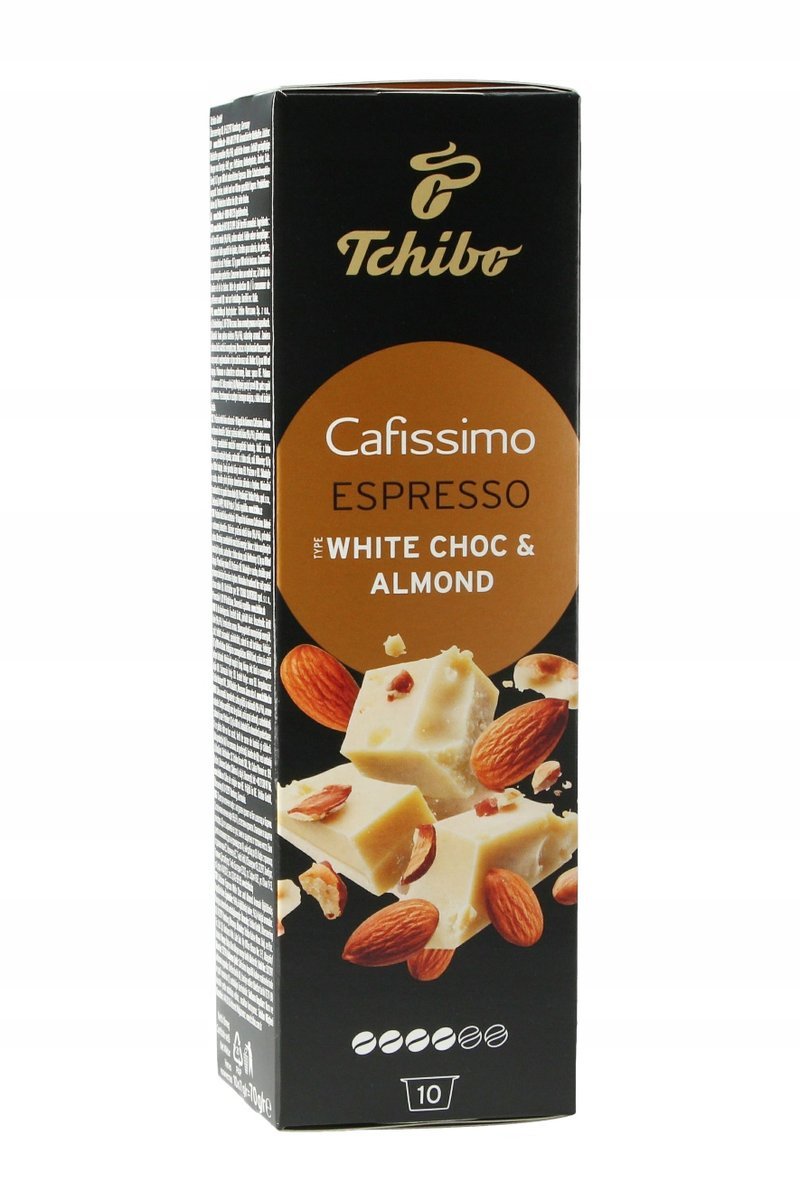 Kawa kapsułki Tchibo Cafissimo Biała Czekolada Migdały 80 kaps.