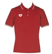Koszulki męskie - ARENA KOSZULKA TEAM LINE POLO UNISEX TL 1D34540 RED ROZMIAR S - miniaturka - grafika 1