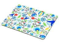 Podkładki pod mysz - Podkładka Pod Mysz Folk - Wzory Kaszubskie - Biała - miniaturka - grafika 1