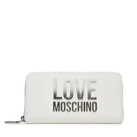 Portfele - Duży Portfel Damski LOVE MOSCHINO JC5730PP0MKD0100 Biały - miniaturka - grafika 1