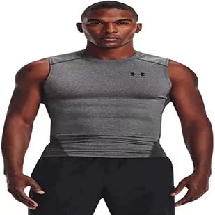 Under Armour Ua Hg Armour Comp Sl oddychająca koszulka tank top, wygodna koszulka funkcyjna - Koszulki sportowe męskie - miniaturka - grafika 1