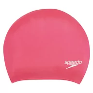 Pływanie - Speedo długie włosy silikonowy czepek kąpielowy różowy 8-06168A064 - miniaturka - grafika 1