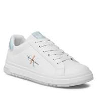 Buty dla dziewczynek - Sneakersy Calvin Klein Jeans V3A9-80787-1355 S White/Multicolor X256 - miniaturka - grafika 1