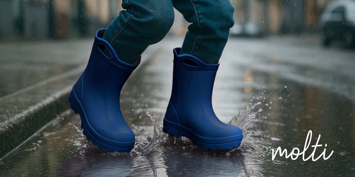 Kalosze dziecięce MOLTI DO375 granatowe 34