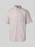 Koszule męskie - Koszula casualowa o kroju regular fit z kieszenią na piersi - miniaturka - grafika 1