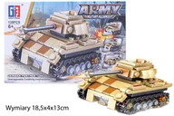 Klocki - KLOCKI ARMY CZOŁG PANTERA 139 EL PAK 216/108Wymiary 18,5x4x13cm - miniaturka - grafika 1