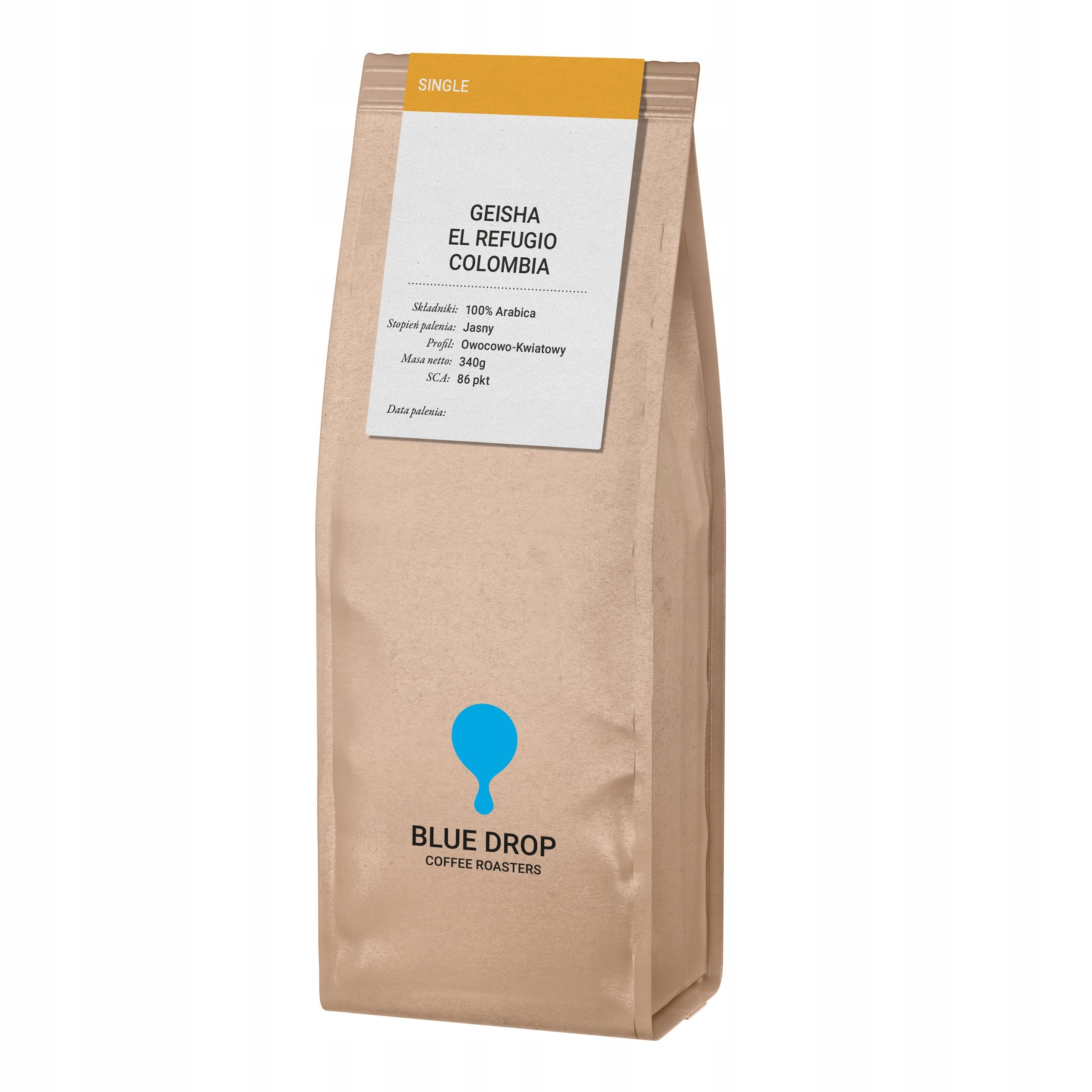 Kawa Ziarnista Kolumbia Geisha El Refugio specialty 100% Arabica 340g