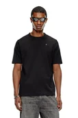 Koszulki męskie - t-shirt uomo diesel a14931 0niax - t-adjust 9xx black - miniaturka - grafika 1