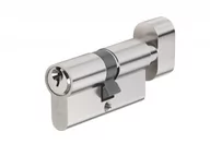 Zamki i wkładki - Wkładka bębenkowa Abus KE45N 30g/40 z gałką nikiel, na blistrze, kl.A, 3 klucze nacinane - miniaturka - grafika 1