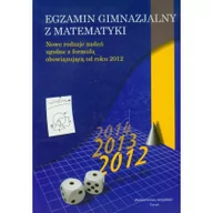 Podręczniki dla gimnazjum - Matematyka. Egzamin gimnazjalny z matematyki. Klasa 1-3. Materiały pomocnicze - gimnazjum - Dorota Masłowska, Tomasz Masłowski, Piotr Nodzyński, Adam - miniaturka - grafika 1