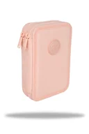 Piórniki - Piórnik 2-komorowy z wyposażeniem Coolpack Jumper 2 pastel powde łososiowy - miniaturka - grafika 1
