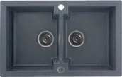 Zlewozmywaki - Kernau KGS A 80 2B Graphite - miniaturka - grafika 1