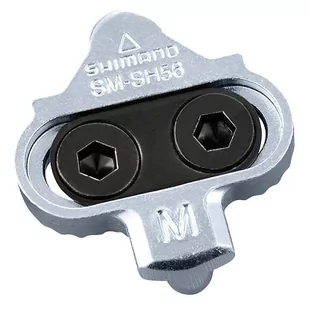 SHIMANO Bloki do pedałów SPD SM-SH56 srebrny Y41S98100 - Części rowerowe - miniaturka - grafika 1