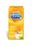 Prezerwatywy - DUREX prezerwatywy smakowe owocowy zestaw 16szt Truskawka Pomarańcza Banan Jabłko - miniaturka - grafika 1