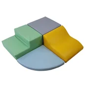 Wyposażenie sportowe i gimnastyczne - Zestaw kształtek rehabilitacyjnych dla dzieci Zestaw Malucha 2, 4 elementy - miniaturka - grafika 1