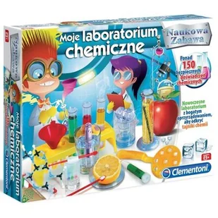 Clementoni Naukowa zabawa Moje Laboratorium Chemiczne 60250 - Mały naukowiec - miniaturka - grafika 1