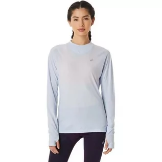 Bluzy damskie - Damska Bluza Do Biegania Asics Women'S Winter Run Ls Top | Soft Sky - Rozmiar S - grafika 1