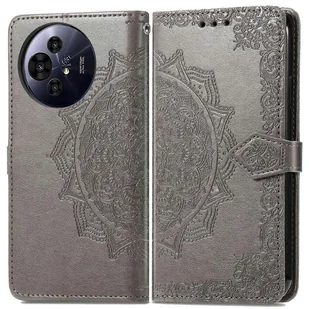 Dla TCL 50 Pro NxtPaper 5G Portfel Etui Mandala Kwiat Skórzany pokrowiec na telefon Widok Wielobarwny Style B - Portfele - miniaturka - grafika 1