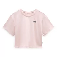 Koszulki i topy damskie - Vans Damska koszulka Little Drop V SS Crop, Sepia Rose, XXL, Róża sepia, XXL - miniaturka - grafika 1