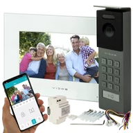 Wideodomofony - Wideodomofon WIFI Vidos X M10W-X + S12D FullHD Android Podczerwień MicroSD - miniaturka - grafika 1