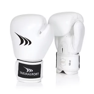 Yakima Rękawice bokserskie Yakima Crab White Waga: 12 oz 100399/OW_12 oz - Rękawice bokserskie - miniaturka - grafika 1