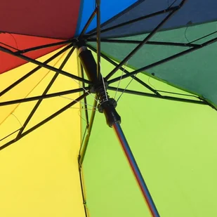 vidaXL Parasolka automatyczna, kolorowa, 124 cm - Parasole - miniaturka - grafika 1