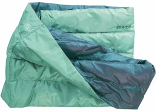 Czapki i chusty sportowe damskie - Puchowa szalik Skhoop Jodee Down Infinity granite zielony / głęboki lake - grafika 1