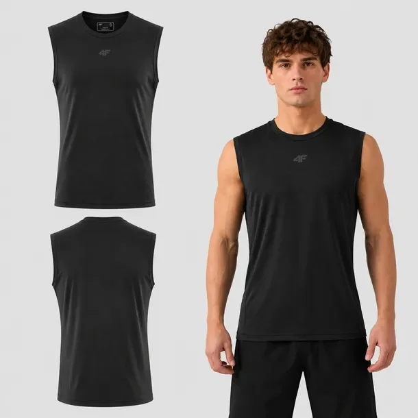 Koszulka Bez Rękawów 4f T-shirt Męski Sportowy Treningowy L M0911 Ss26