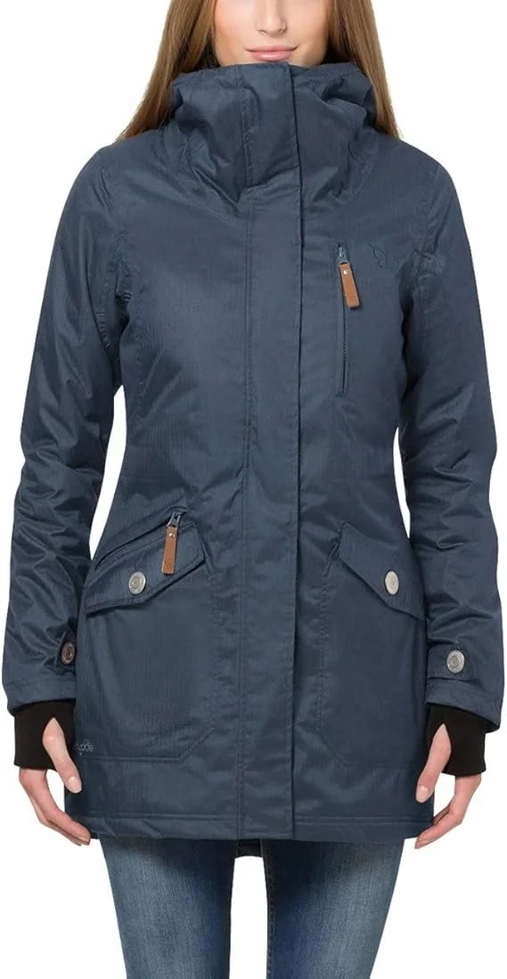 BERYDALE DAMSKA KURTKA PARKA GRANATOWA WIATROSZCZELNA 2XL/3XL 12FA